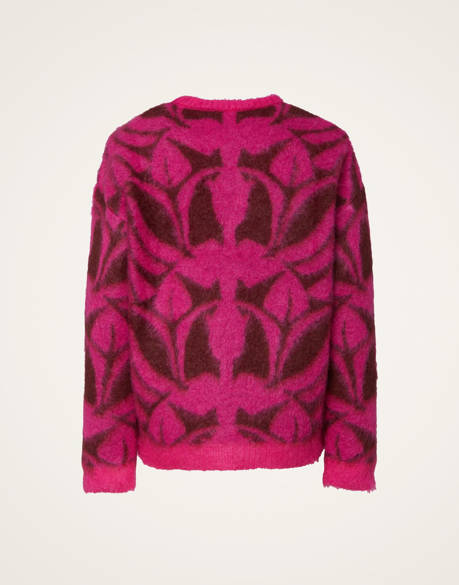 Camden Jumper La DoubleJ: Fuchsia & Bordeaux PUL0165KNI090