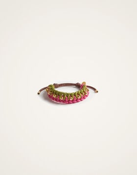 Better Together Bracelet La DoubleJ: Bicolor Pink & Green BAC0011ROP001