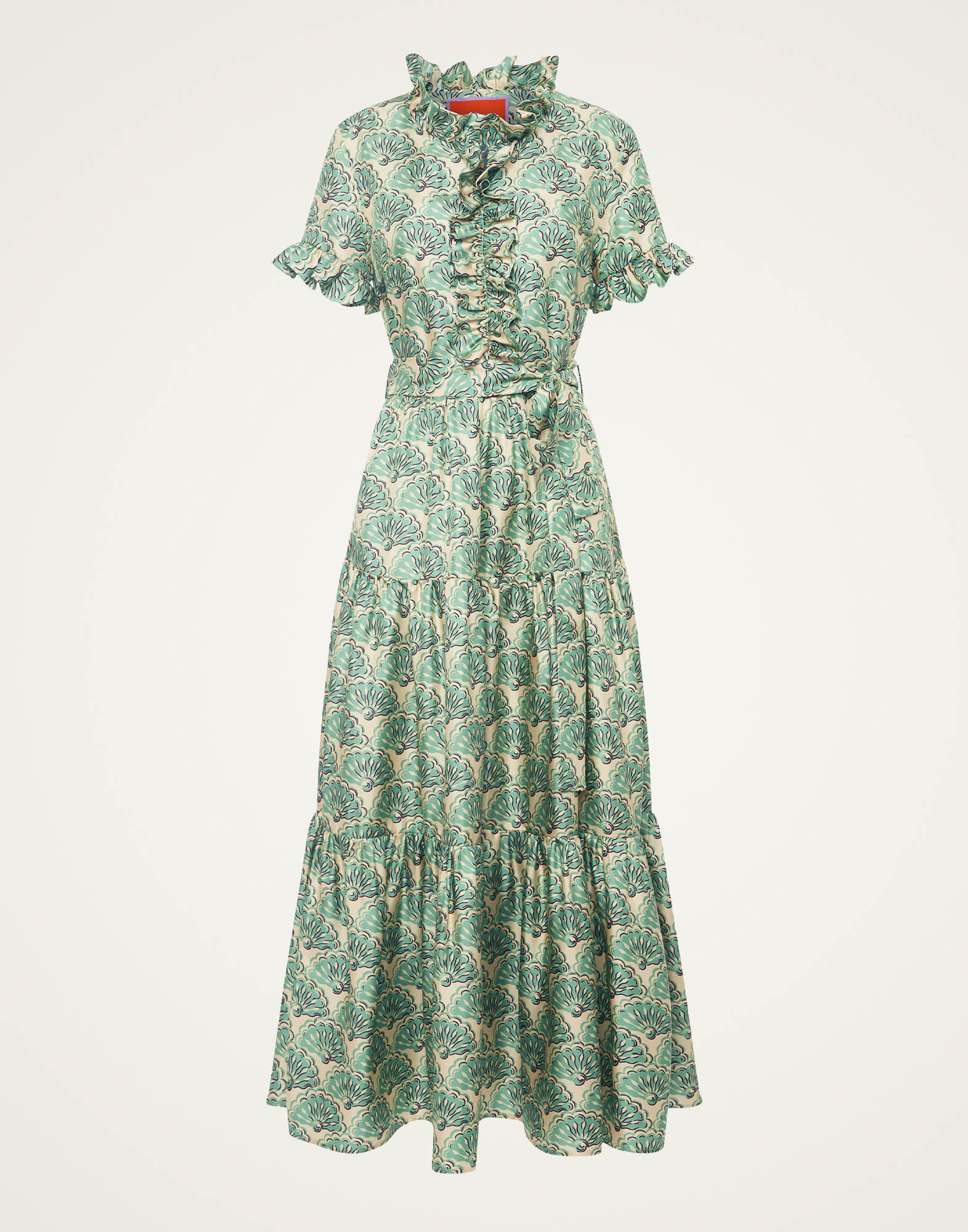 Long And Sassy Dress La DoubleJ: Fans Mint Long And Sassy Dress La DoubleJ: Fans Mint DRE0017SIL001