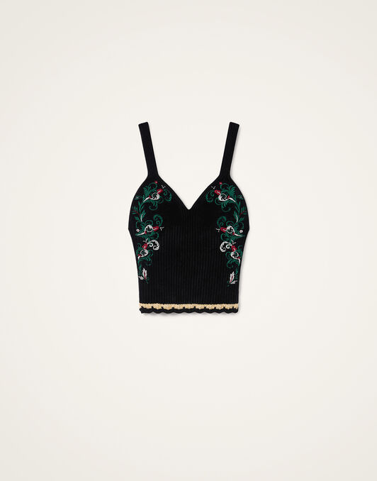 Pogo Knit Top La DoubleJ: Solid Black Pogo Knit Top La DoubleJ: Solid Black PUL0421KNI235