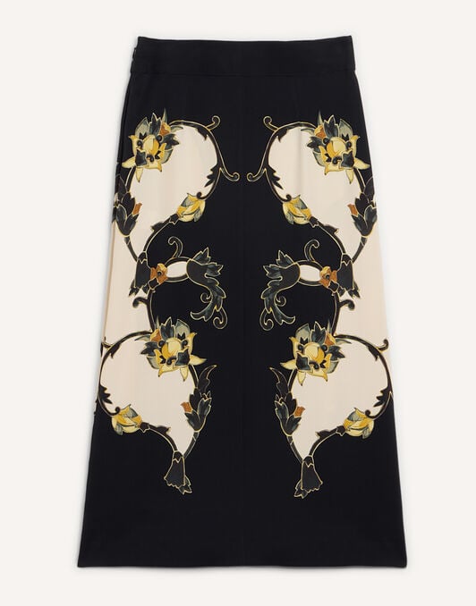 Santa Monica Skirt La DoubleJ: Buttercup Placée Black Santa Monica Skirt La DoubleJ: Buttercup Placée Black SKI0033VIS006