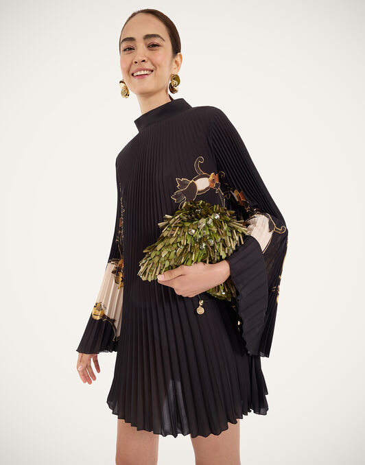 Twirling Tunic La DoubleJ: Buttercup Placée Black DRE1115CHF007