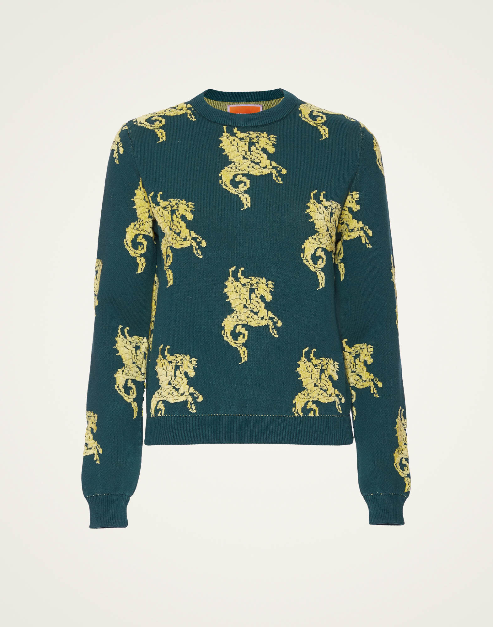 Gryphos Sweater La DoubleJ: Dark Green PUL0205KNI121