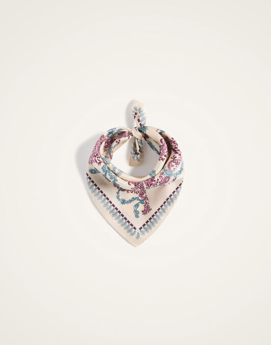 Foulard 45 La DoubleJ: Wispy Placée Ivory Foulard 45 La DoubleJ: Wispy Placée Ivory SCA0065SIL006