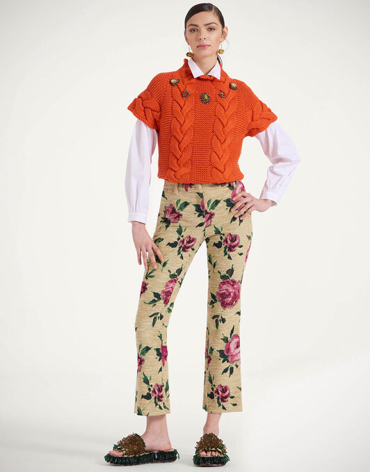 Portrait Top La DoubleJ: Solid Rust PUL0204KNI120