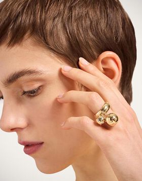 Jingle Ring La DoubleJ: 24K Gold Plate RIN0015BRA003