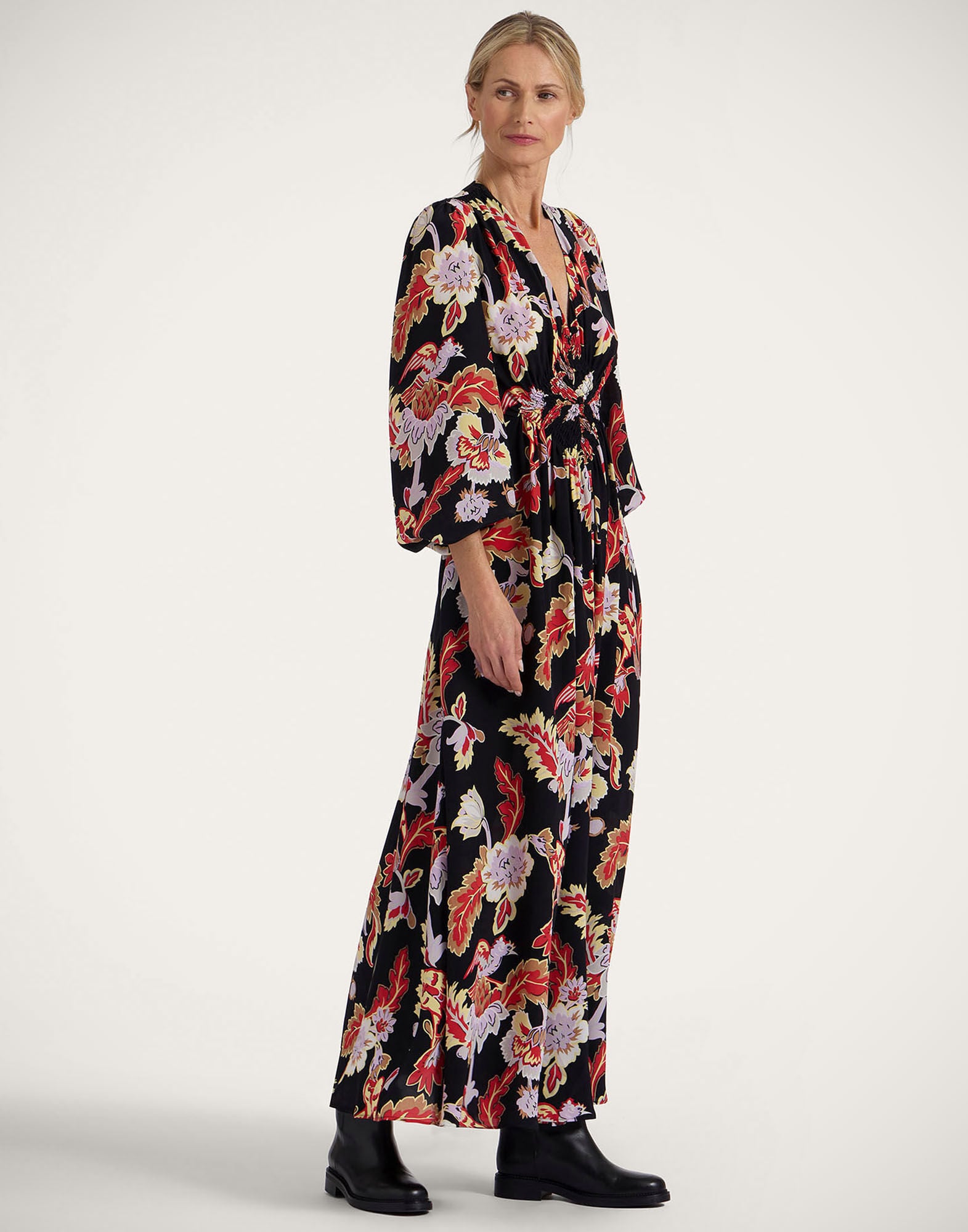 Long Camerino Dress La DoubleJ: Lark Black Long Camerino Dress La DoubleJ: Lark Black DRE0720CRE002