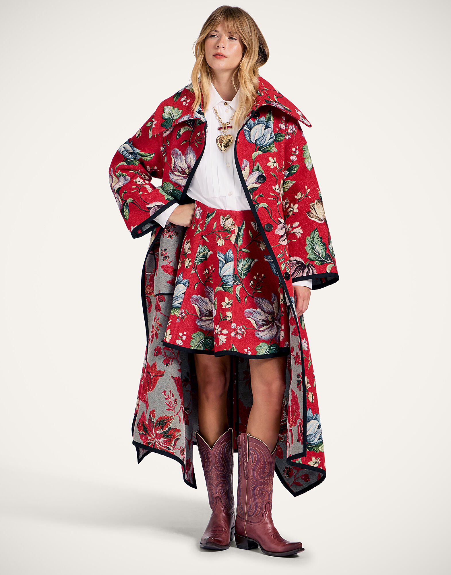 In My Power Coat La DoubleJ: Honolulu Red In My Power Coat La DoubleJ: Honolulu Red JAC0143JCQ117
