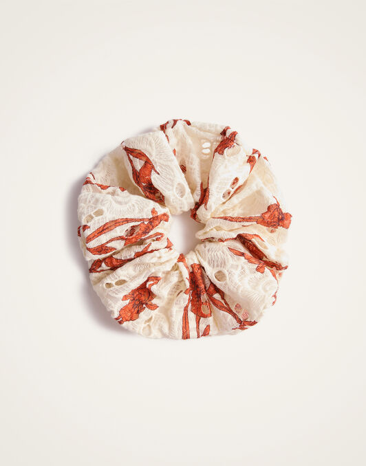Giga Scrunchie La DoubleJ: Mini Iris Dark Orange SCR0003EMB031
