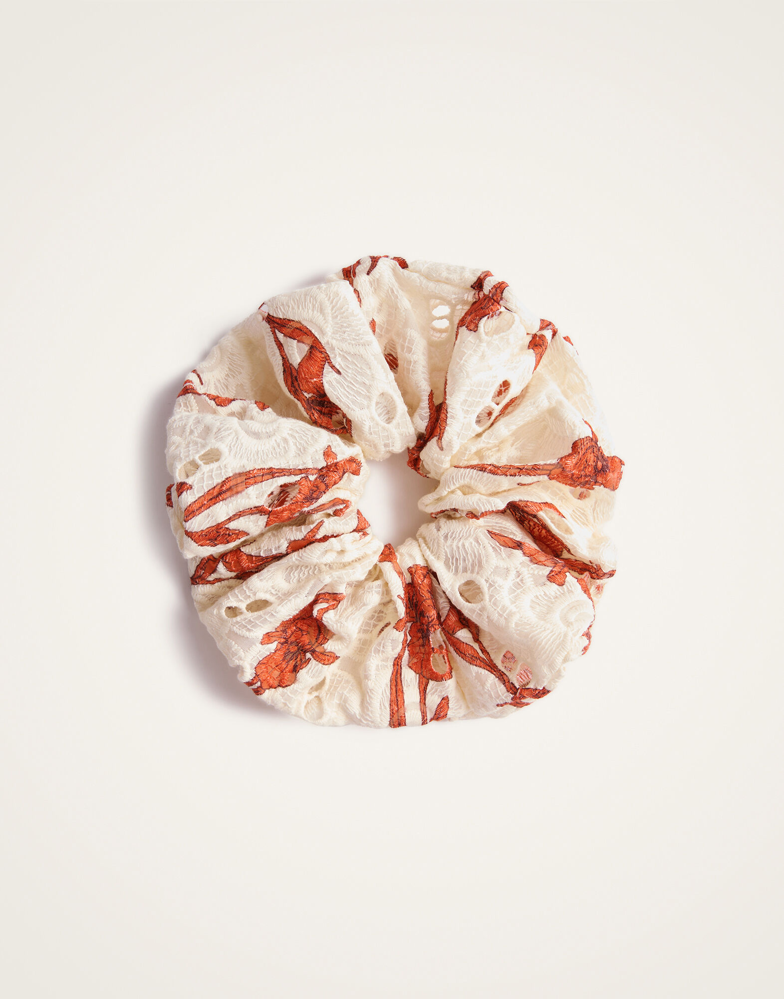 Giga Scrunchie La DoubleJ: Mini Iris Dark Orange SCR0003EMB031