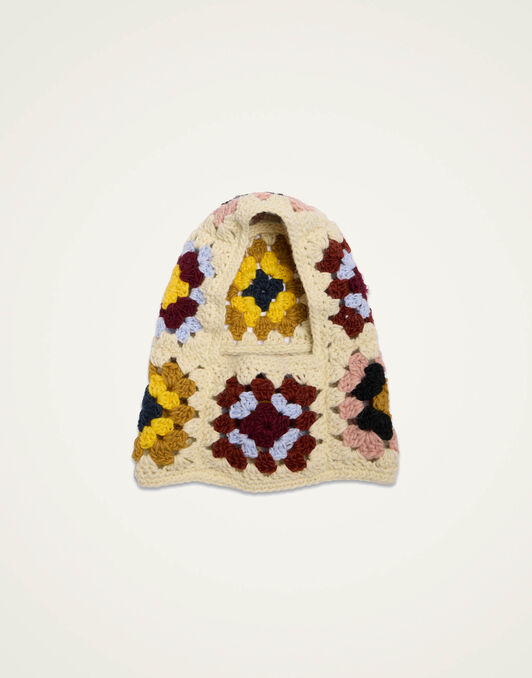 Lacey Snood La DoubleJ: Flower Tile Ivory Lacey Snood La DoubleJ: Flower Tile Ivory HAT0030KNI145