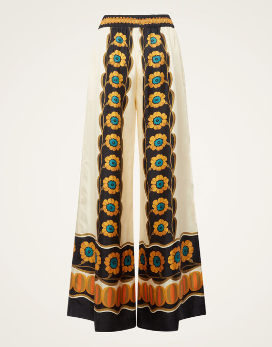 Palazzo Pants La DoubleJ: Daisychain Placée Orange Palazzo Pants La DoubleJ: Daisychain Placée Orange TRO0026SIL006