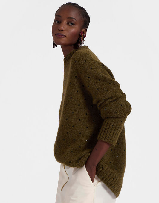 Starlet Sweater La DoubleJ: Military Green Starlet Sweater La DoubleJ: Military Green PUL0219KNI129