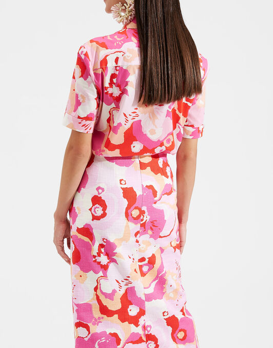 Clerk Shirt La DoubleJ: Peonia Rosa Clerk Shirt LaDoubleJ: Peonia Rosa SHI0020COT020