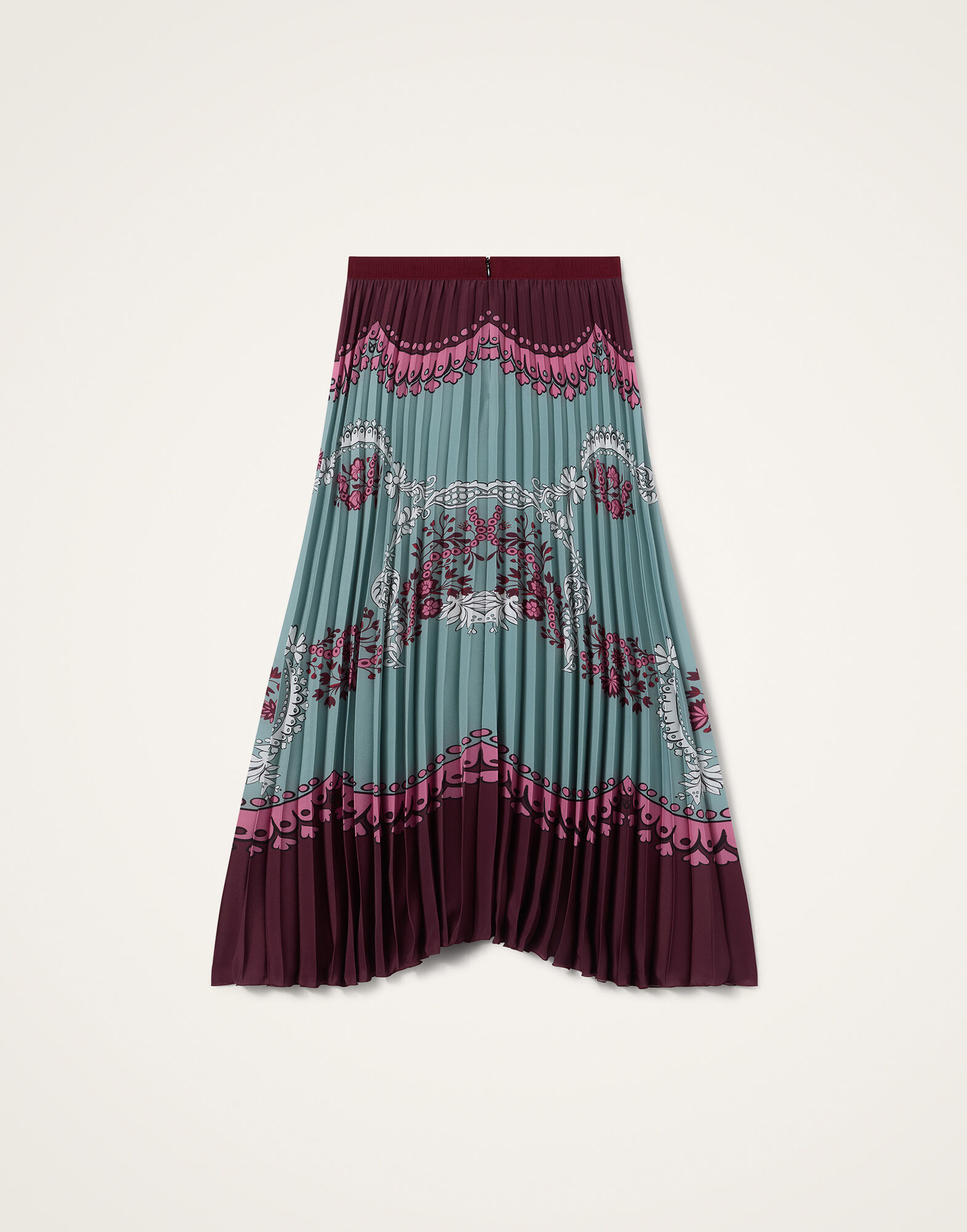Accordion Skirt La DoubleJ: Wispy Placée Light Blue Accordion Skirt La DoubleJ: Wispy Placée Light Blue SKI0183CHF007