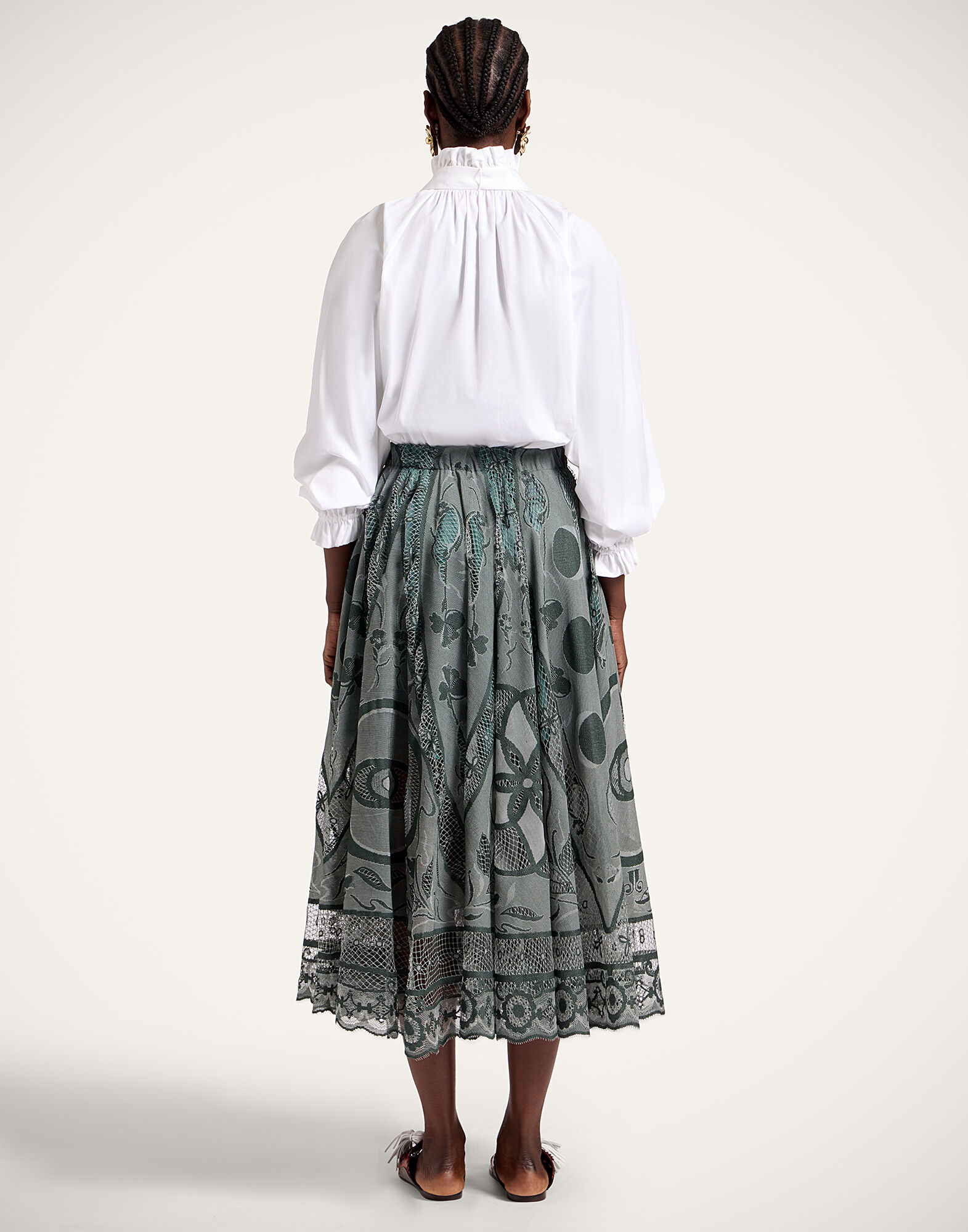 Duchess Skirt La DoubleJ: Solid Emerald Duchess Skirt La DoubleJ: Solid Emerald SKI0146LAC010