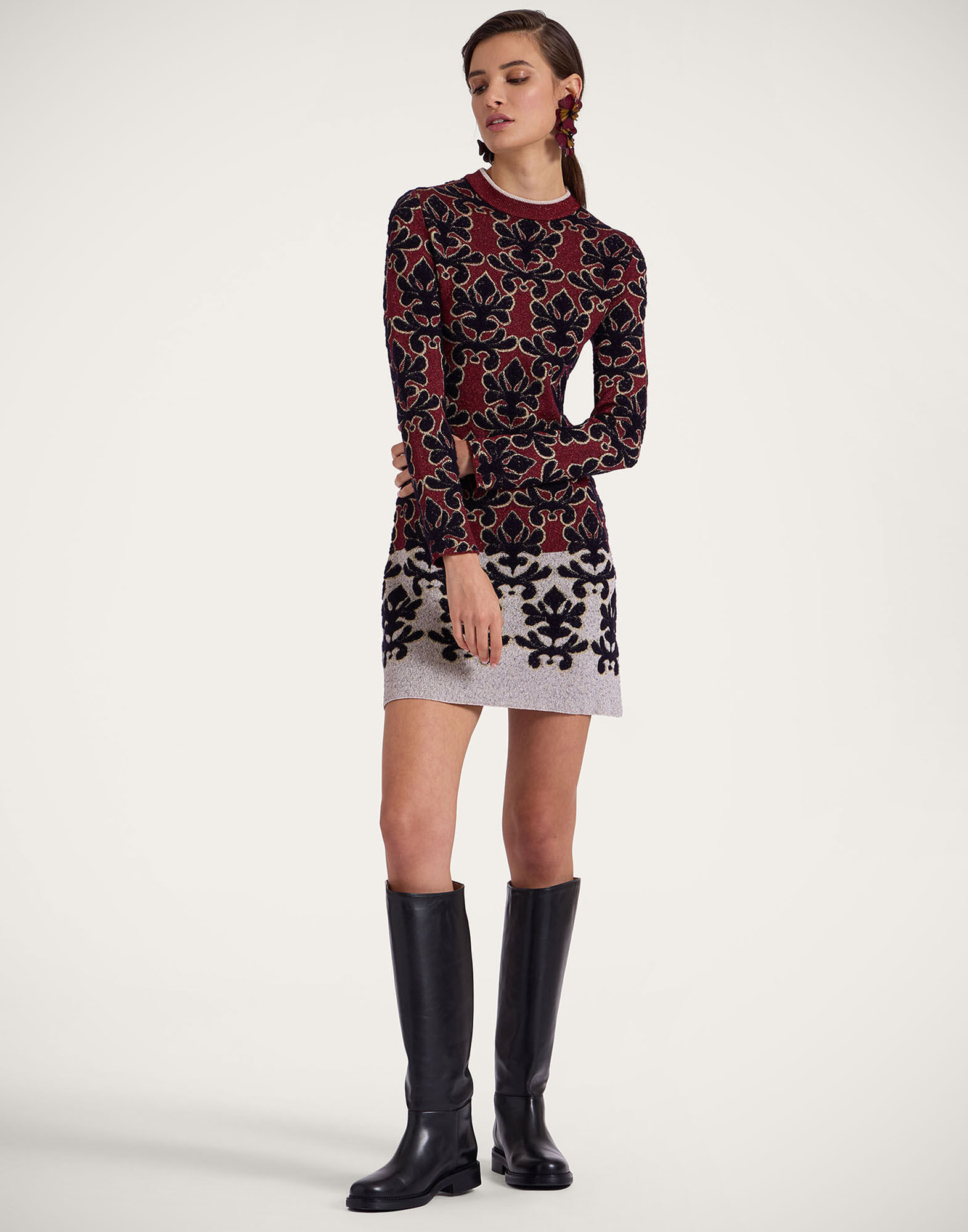 Mini Herald Dress La DoubleJ: Herald Red DRE0828KNI133