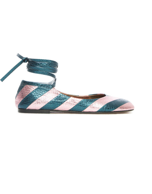 Ballerina Flats La DoubleJ: Acquamarine Ballerina Flats La DoubleJ: Acquamarine SHO0102PIT001