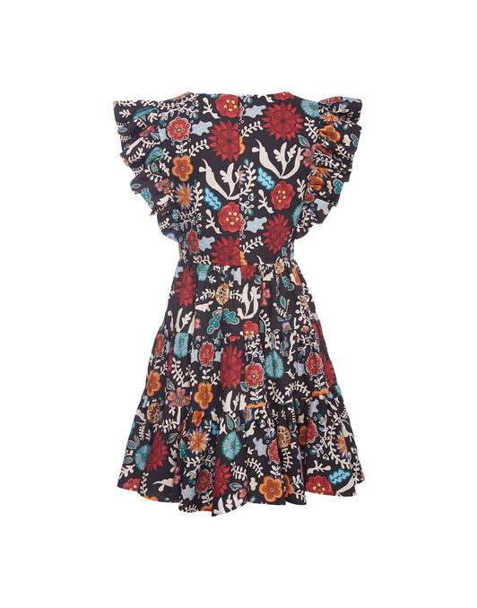 Honeybun Dress La DoubleJ: Fire Flower Honeybun Dress LaDoubleJ: Fire Flower DRE0240COT001