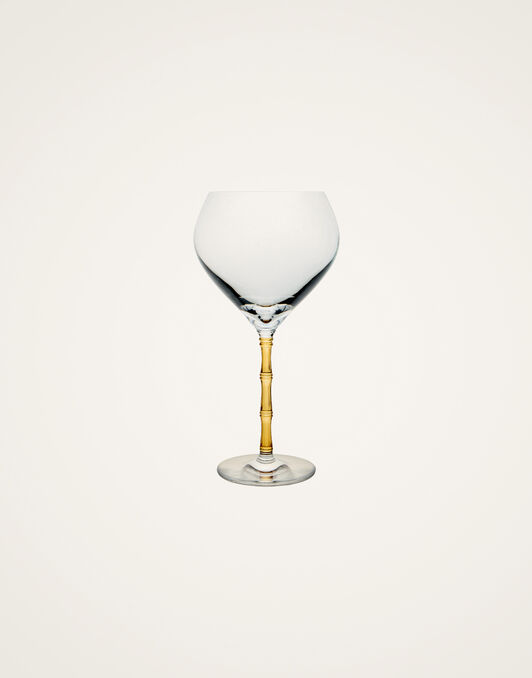 Bamboo Balloon Glasses Set Of 2 La DoubleJ: Solid Amber Bamboo Balloon Glasses Set Of 2 La DoubleJ: Solid Amber GLA0049GLS002