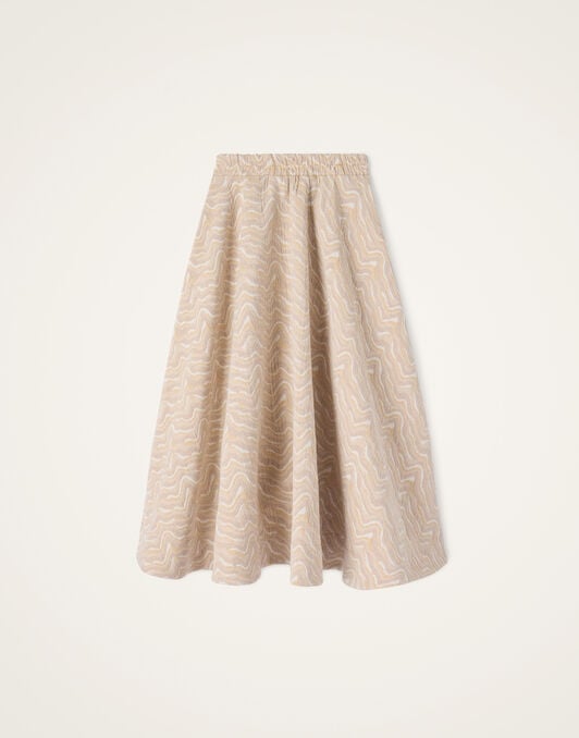 Ballerina Skirt La DoubleJ: Waves Ecru Ballerina Skirt La DoubleJ: Waves Ecru SKI0189JCQ160