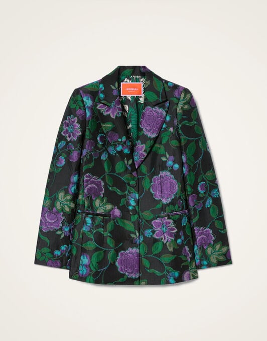 24/7 Jacket Bis La DoubleJ: Botanical Black 24/7 Jacket Bis La DoubleJ: Botanical Black JAC0063JCQ144