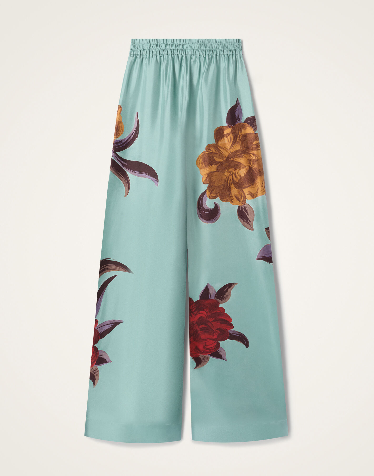 Palazzo Pants La DoubleJ: Peony Placée Light Blue TRO0026SIL006