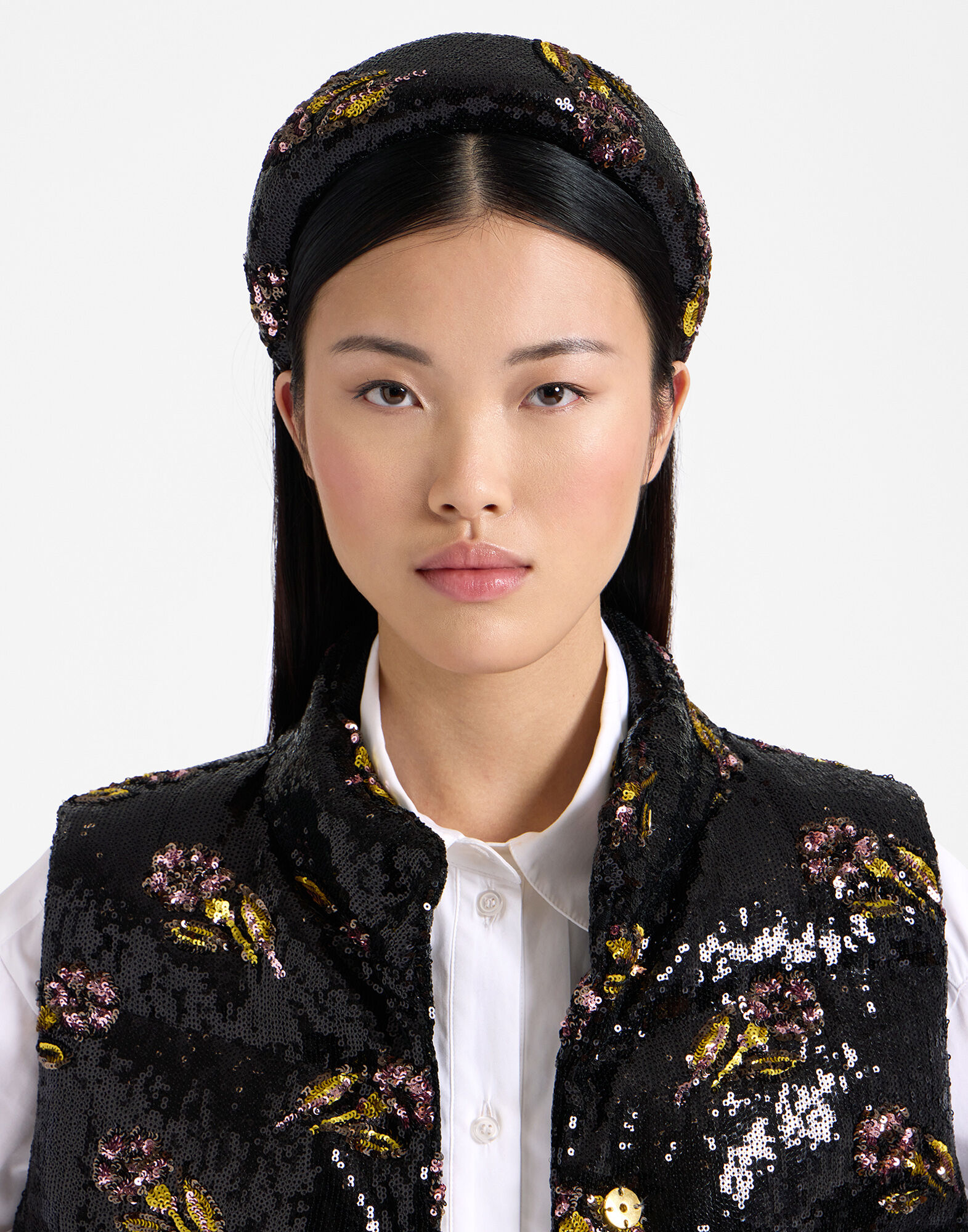 Medici Headband La DoubleJ: Mayfair Black HEB0017PAI007