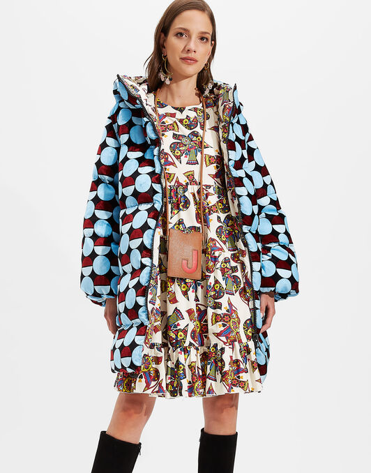 Reversible Cocoon Puffer LaDoubleJ: Sfere Azzurro DOW0004VEL004
