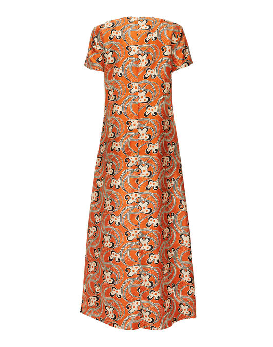 Swing Dress La DoubleJ: Aperol Swing Dress La DoubleJ: Aperol DRE0001SIL001