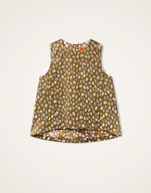 La Scala Top La DoubleJ: Spots Caramel TOP0016JCQ155