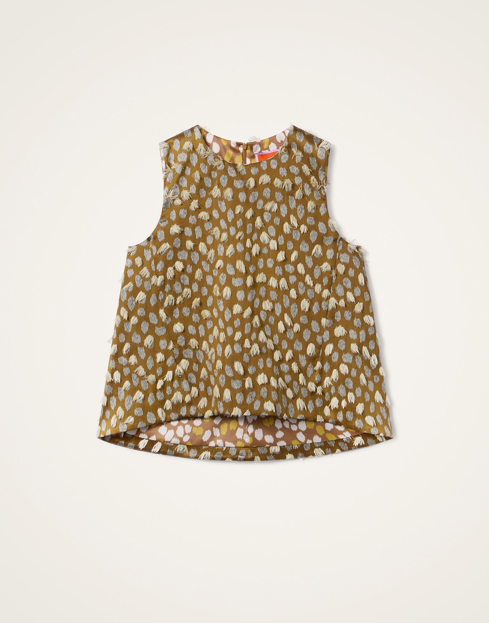 La Scala Top La DoubleJ: Spots Caramel TOP0016JCQ155