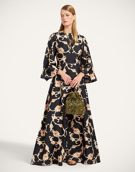 Belle Kaftan La DoubleJ: Buttercup Black Belle Kaftan La DoubleJ: Buttercup Black DRE0985SIL001
