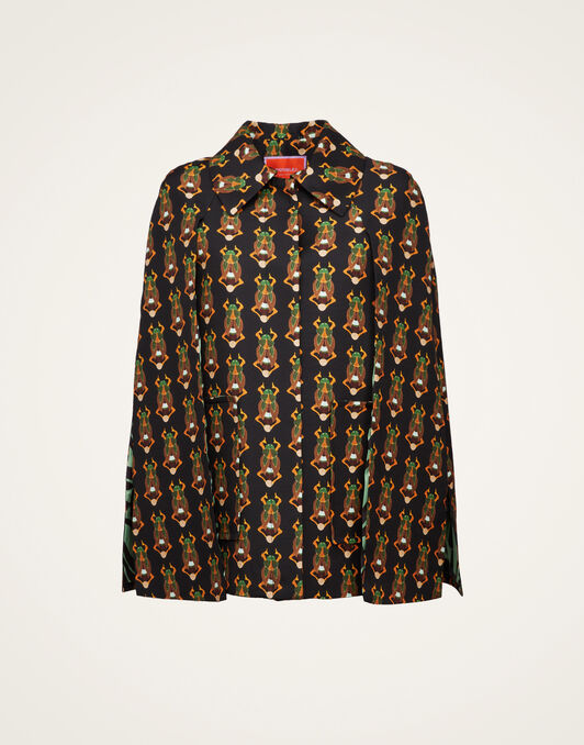 Milano Mini Cape La DoubleJ: Scarab Black JAC0072CAD001