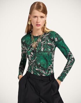 Crew Top La DoubleJ: Quill Green TOP0024JER086