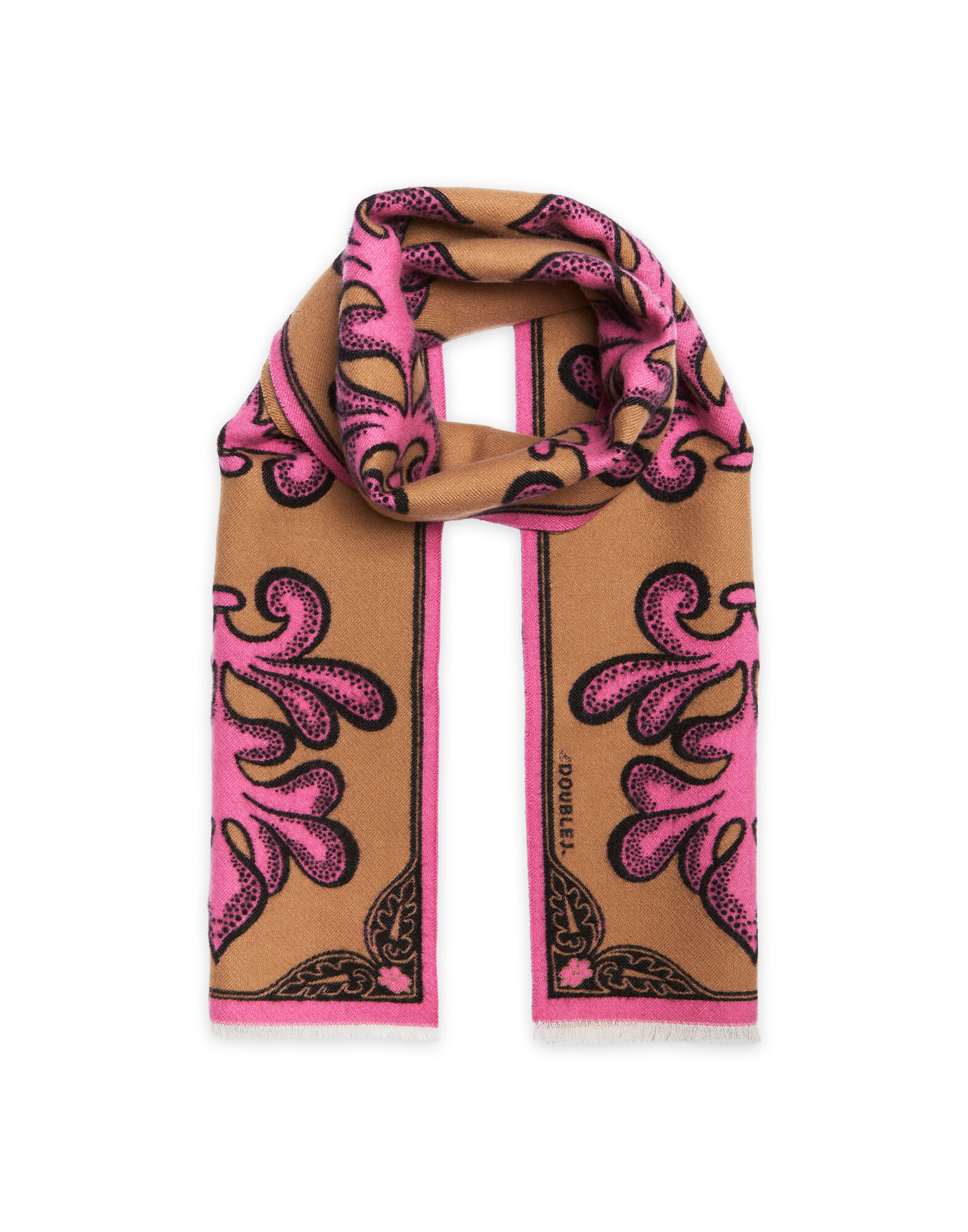Herald Scarf 30 La DoubleJ: Herald Chocolate Herald Scarf 30 La DoubleJ: Herald Chocolate SCA0057WOL025