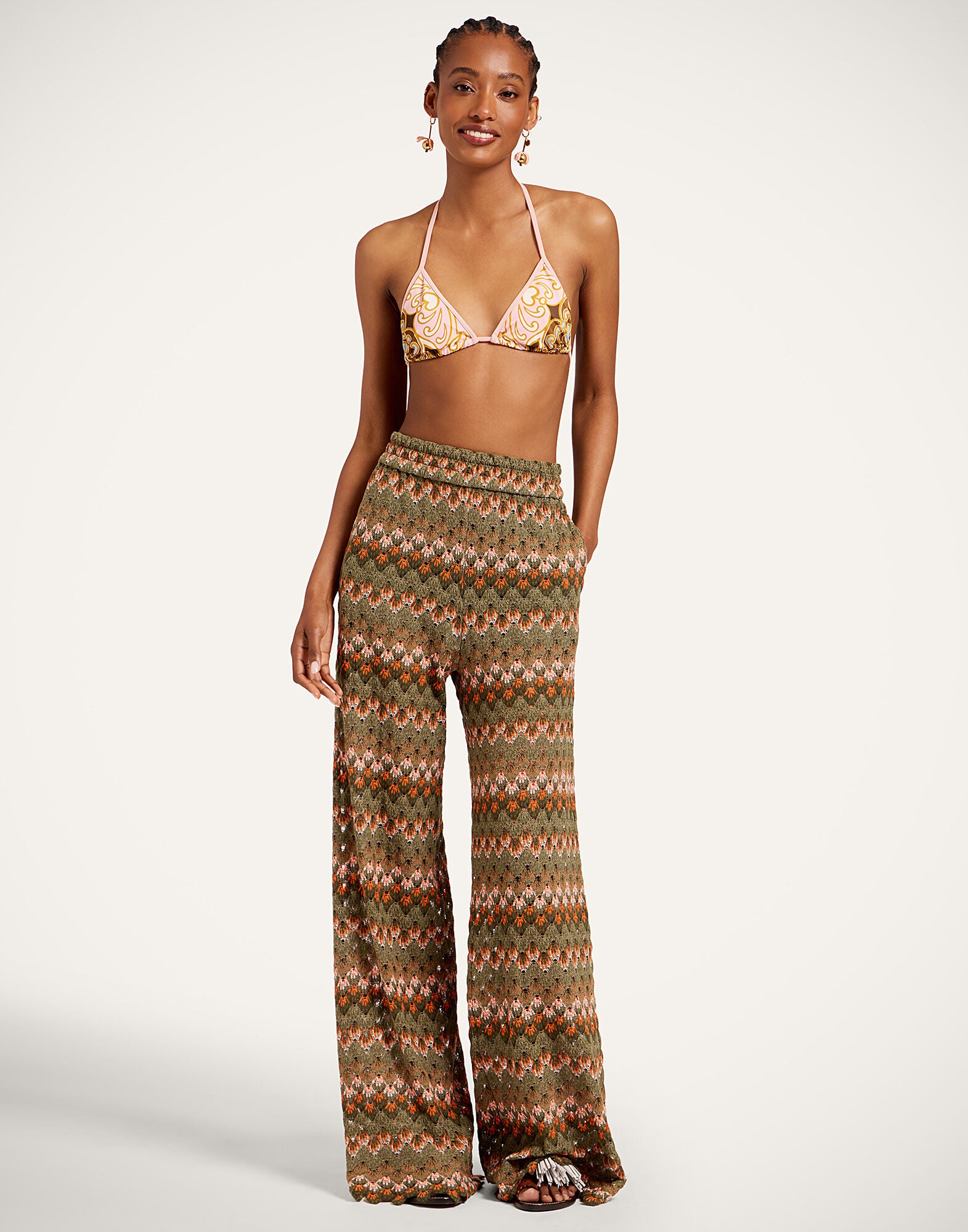 Bikini Top La DoubleJ: Cocoon Placée Pink SWI0032LYC009