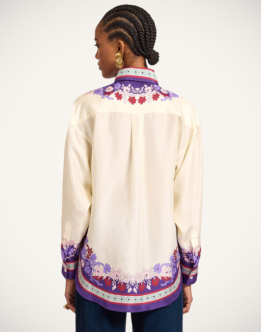 Better Than Your Boyfriend's Shirt La DoubleJ: Regalia Placée Ecru SHI0092SIL009