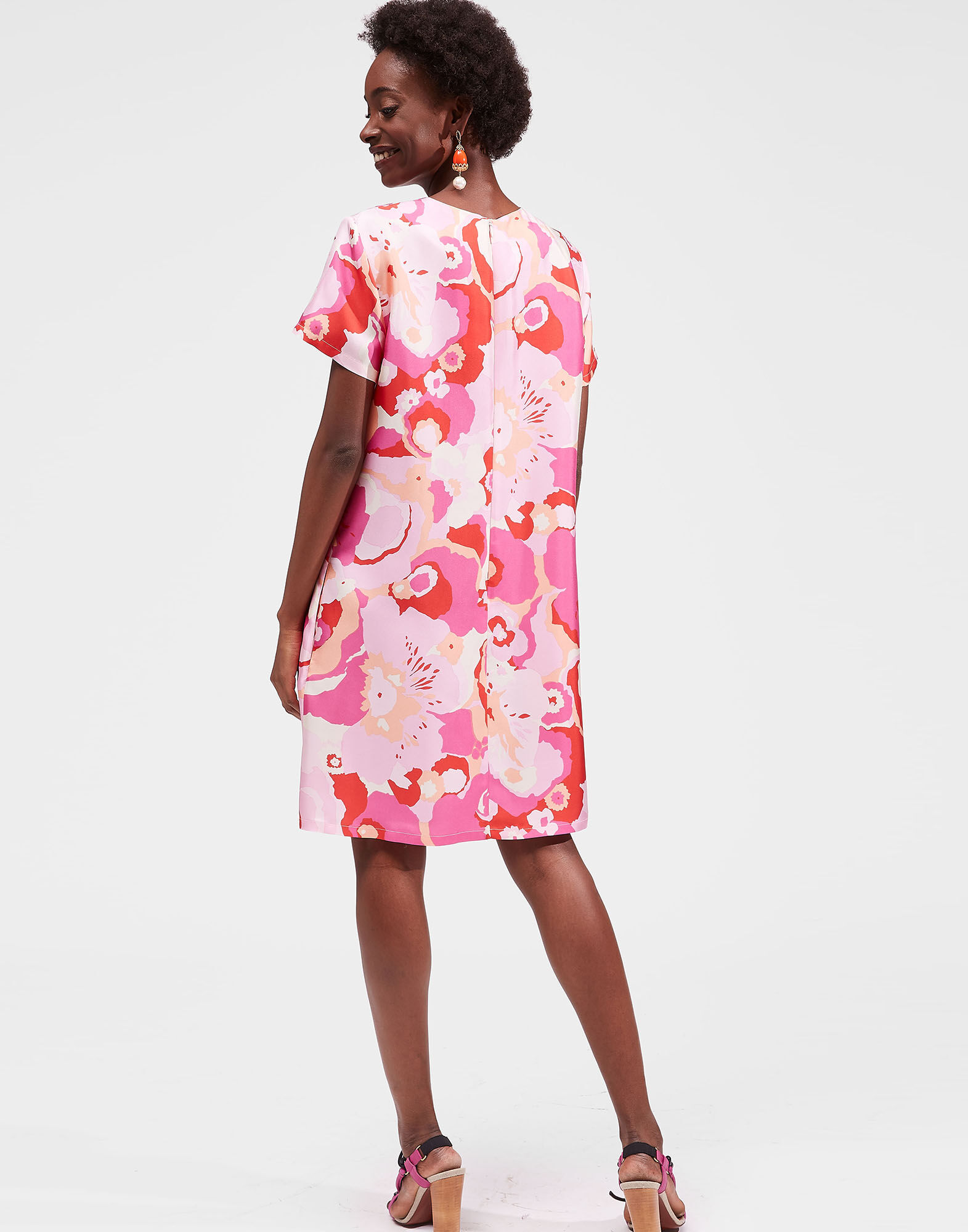 Mini Swing Dress La DoubleJ: Peonia Rosa Mini Swing Dress La DoubleJ: Peonia Rosa DRE0963SIL006