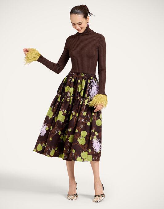 Gala Skirt La DoubleJ: Devon Brown Gala Skirt La DoubleJ: Devon Brown SKI0214JCQ141