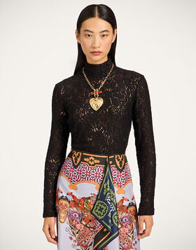 Lacey Turtleneck La DoubleJ: Solid Black TOP0171LAC003