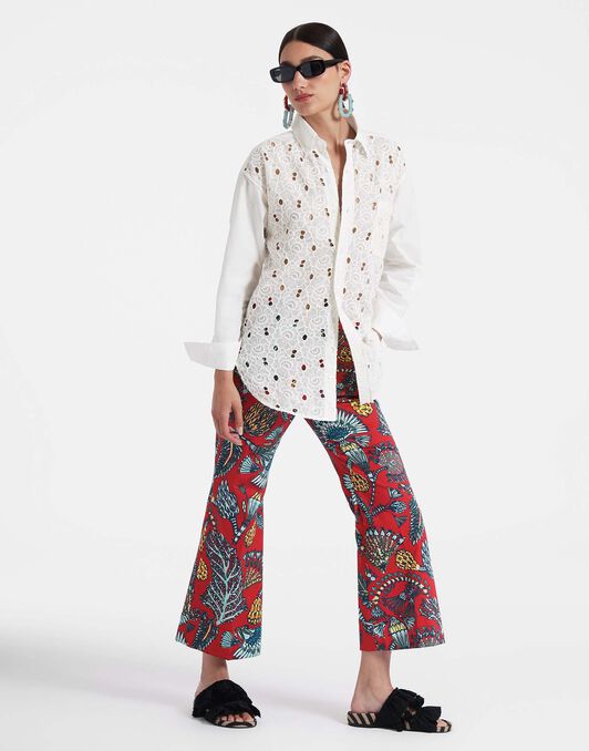Hendrix Pants La DoubleJ: Sicomore Red Hendrix Pants La DoubleJ: Sicomore Red TRO0014COT006