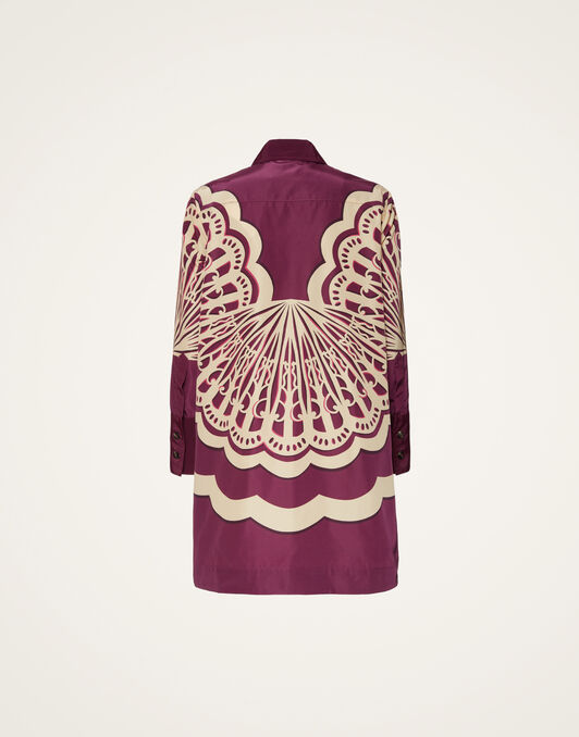 Short Artemis Dress La DoubleJ: Fans Placée Purple DRE0701FAI002