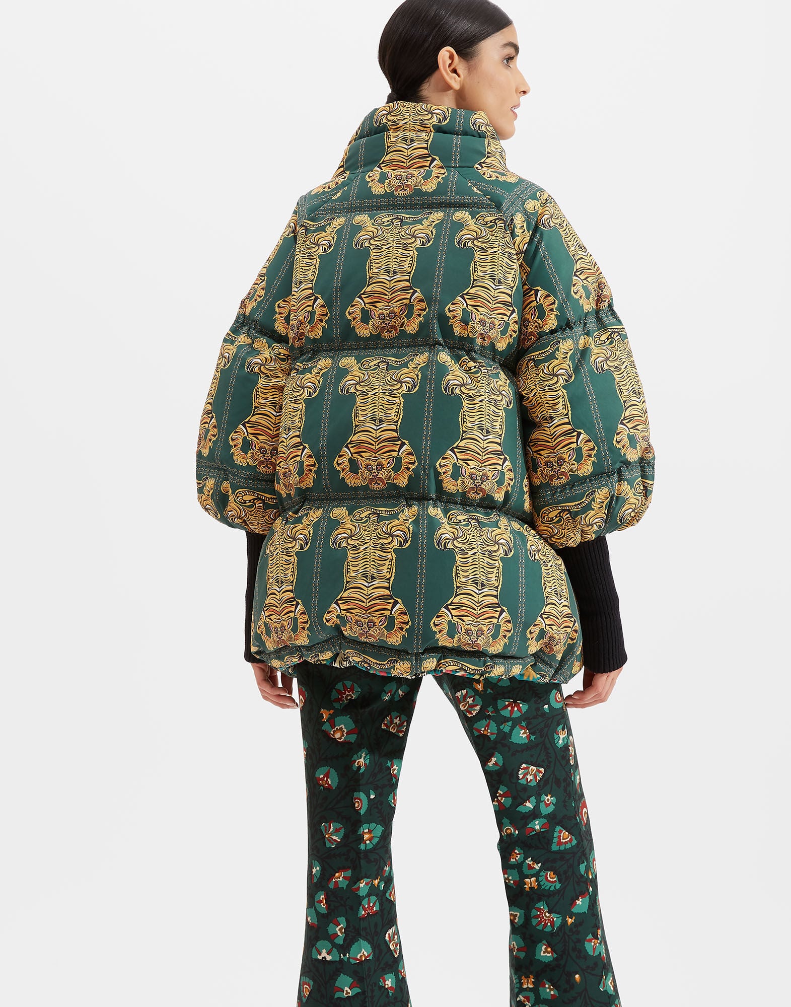 Reversible St. Moritz Jacket La DoubleJ: Tiger Tiles Reversible St. Moritz Jacket La DoubleJ: Tiger Tiles DOW0003NYL003