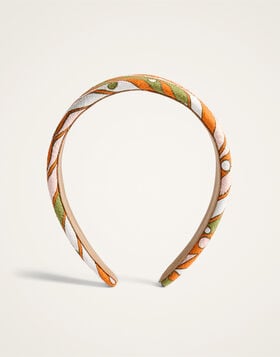 Flat Headband La DoubleJ: Smarties Orange HEB0023COT005