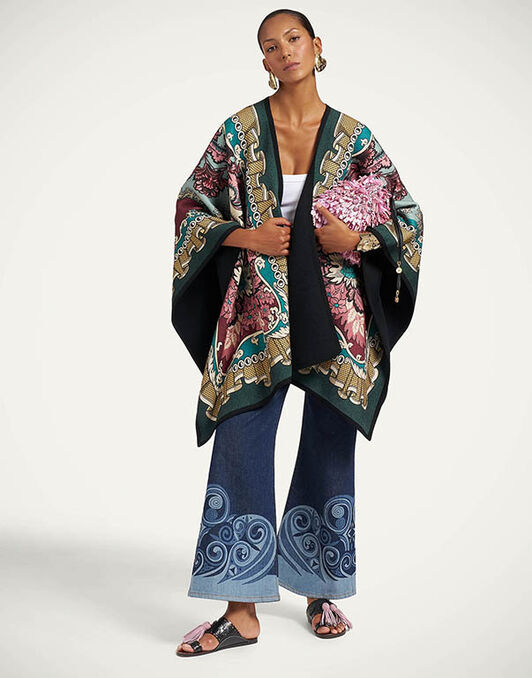 Soul Poncho La DoubleJ: Symposium Placée Light Blue SCA0047PLA003