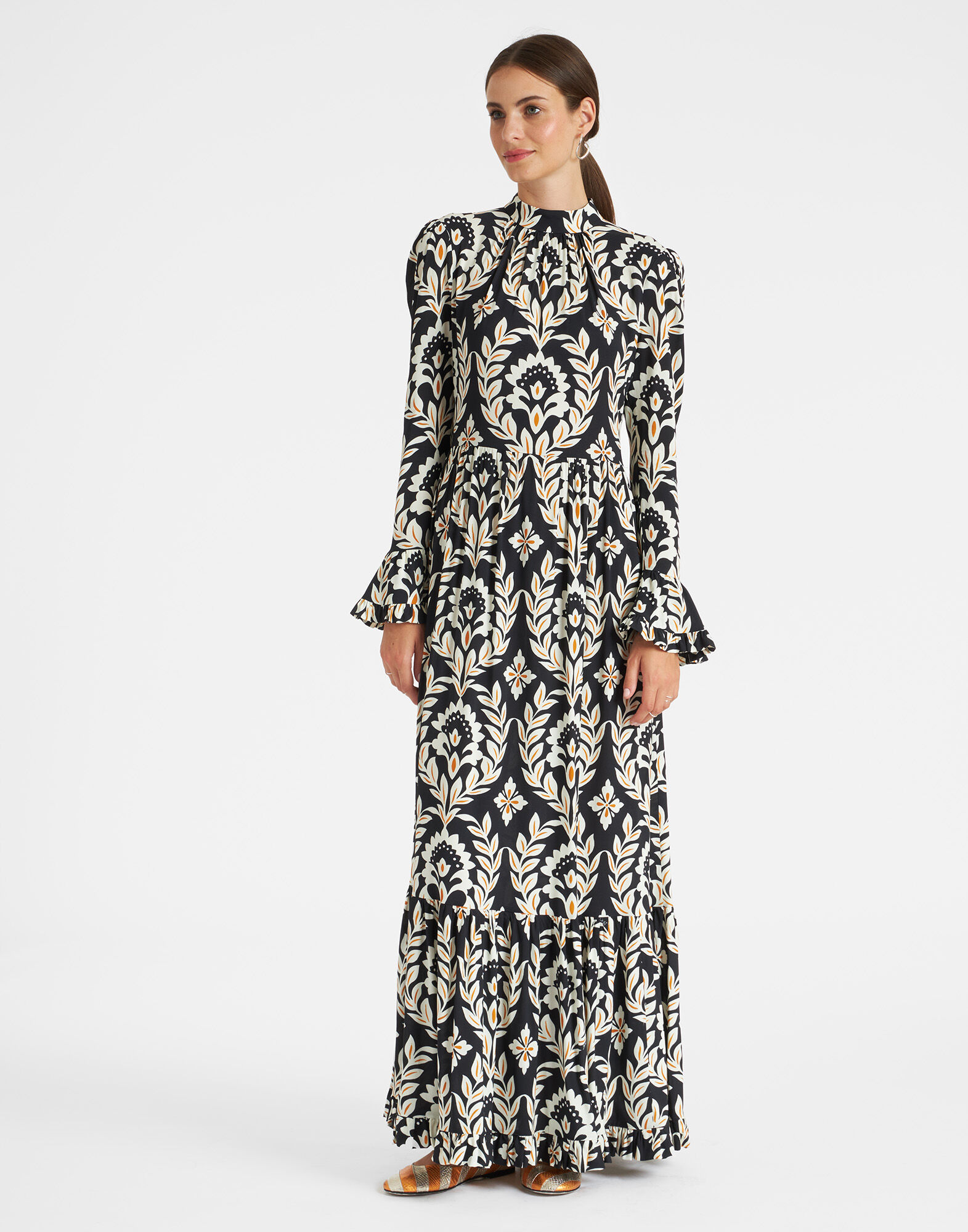 Visconti Dress La DoubleJ: Ghirlanda Black Visconti Dress La DoubleJ: Ghirlanda Black DRE0041VIS001