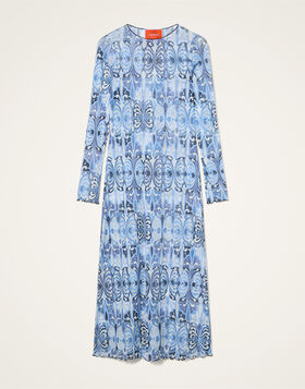 Slinky Swing Dress La DoubleJ: Cocoon Blue DRE1104TUL003