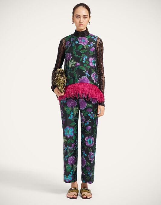 Hendrix Pants La DoubleJ: Botanical Black Hendrix Pants La DoubleJ: Botanical Black TRO0014JCQ144