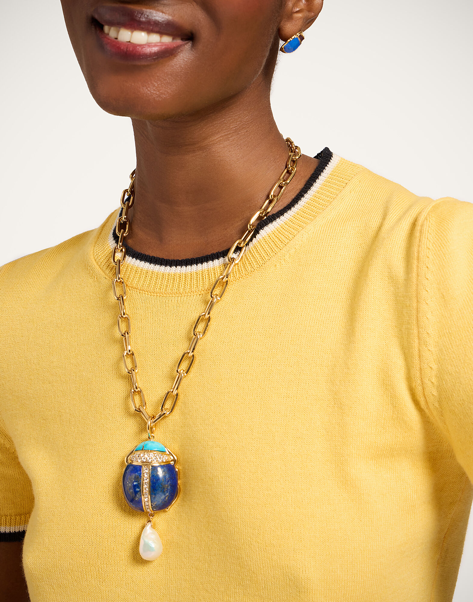 Busy-Bee Tee La DoubleJ: Solid Butter Yellow Busy-Bee Tee La DoubleJ: Solid Butter Yellow PUL0260KNI154